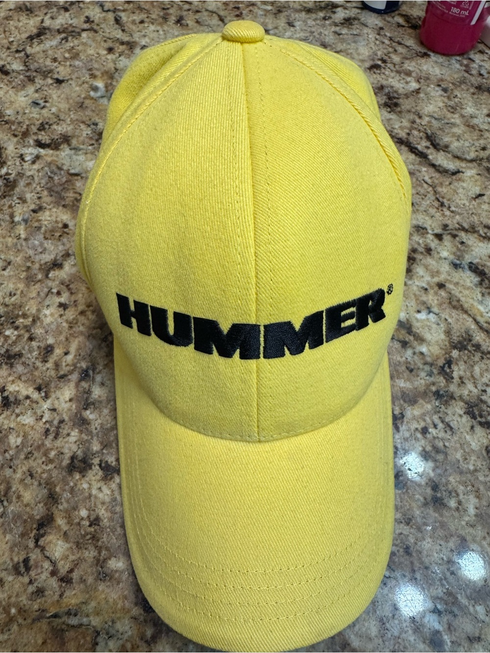 Hummer yellow H2 fitted cap